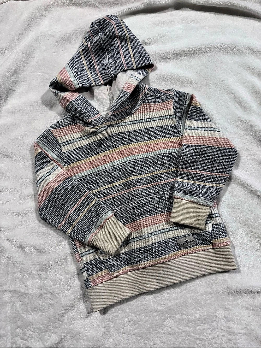 Quiksilver Striped Hoodie Boys Size 3T Like New